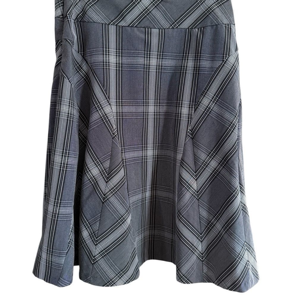 Grace Elements Gray A Line Pleated Midi Skirt - image 4